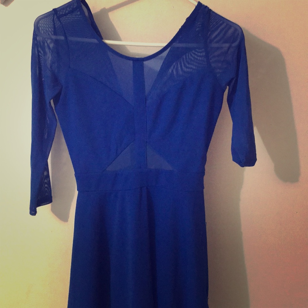 Blue dress